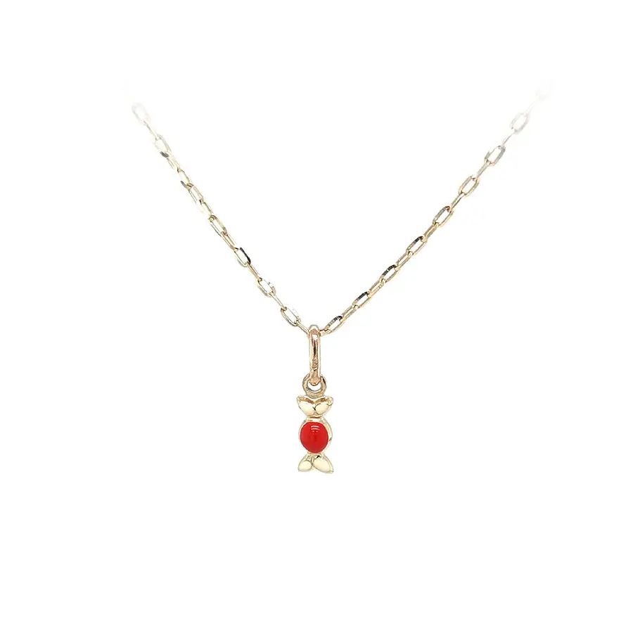 Gold Bonbon of Joy - Playful Jewellery with Enamel Details