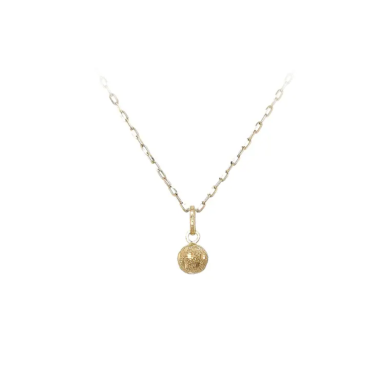 Gold Pendant of a Bullet