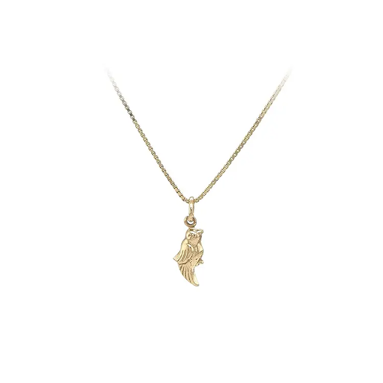 Gold Pendant Bird