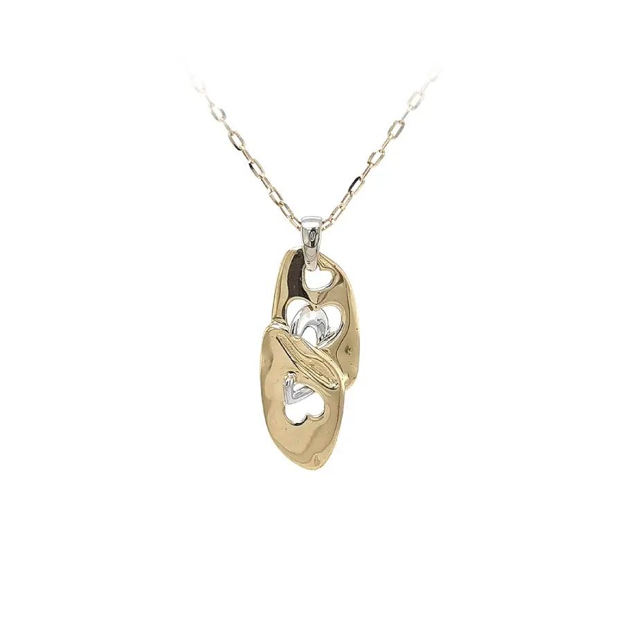 Gold Pendant Harmony of Hearts