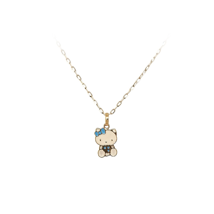 Gold Pendant Hello Kitty