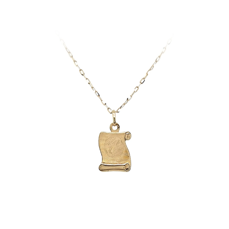 Gold Pendant Sign of the Fish