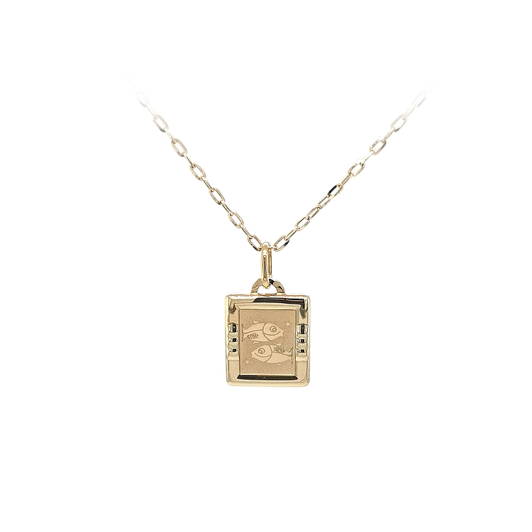 Gold Pendant Sign of the Fish