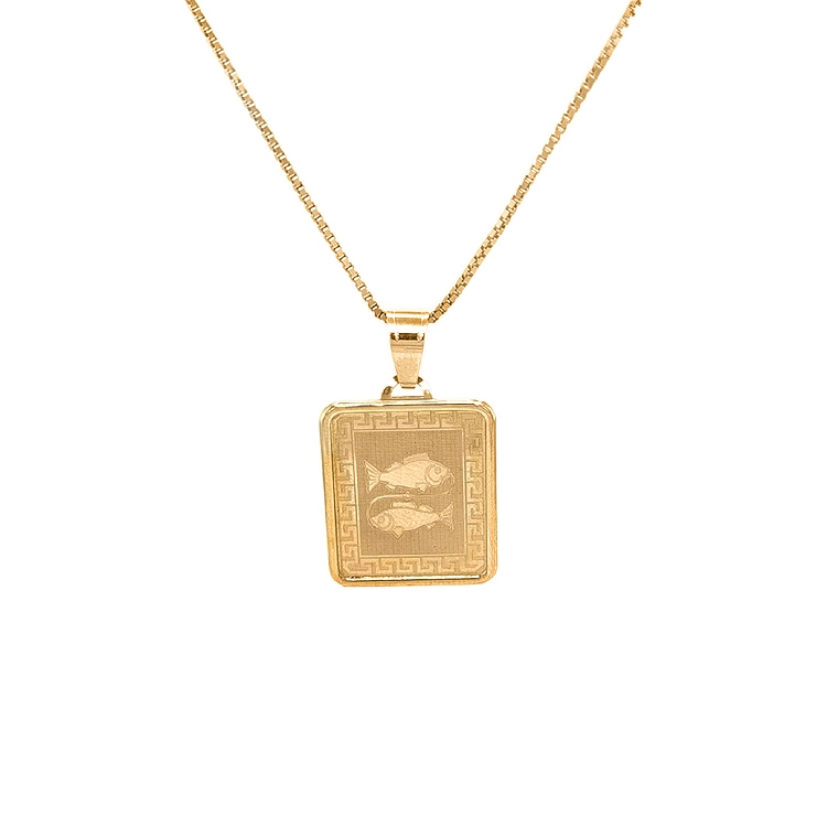 Gold Pendant Sign of the Fish