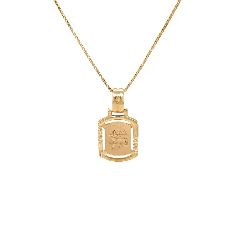 Gold Pendant Sign of the Sagittarius