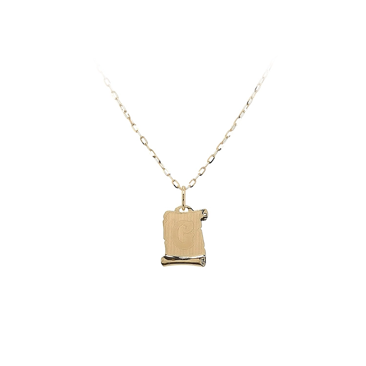 Gold Pendant Letter G