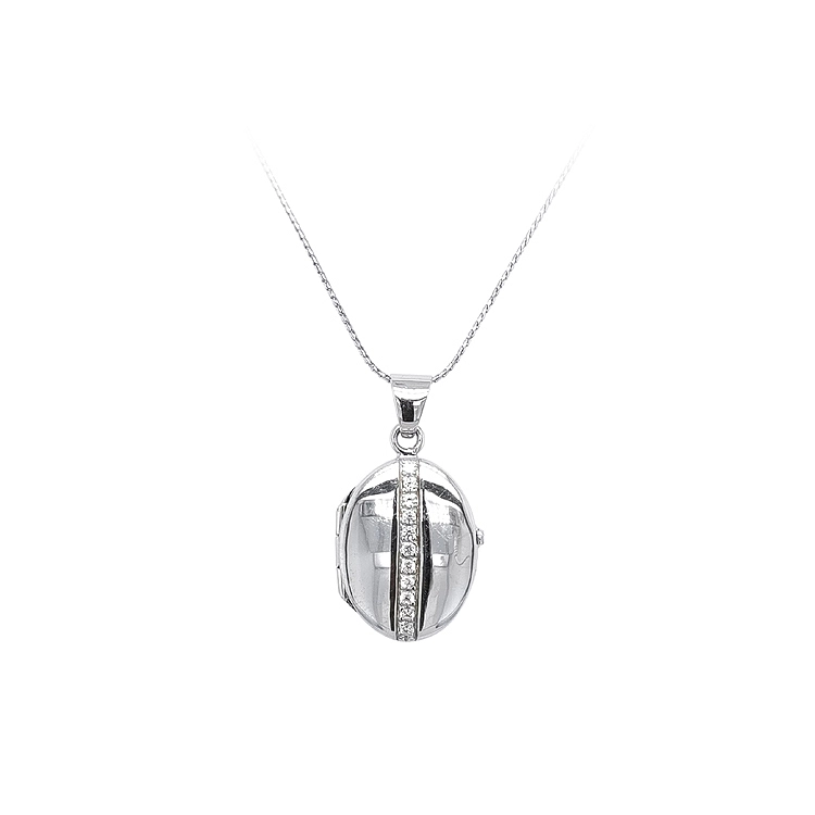 Pendant Pendant for Photo with Zircons