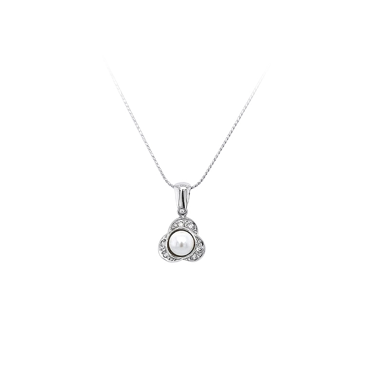 Pendant with White Gold Pearl