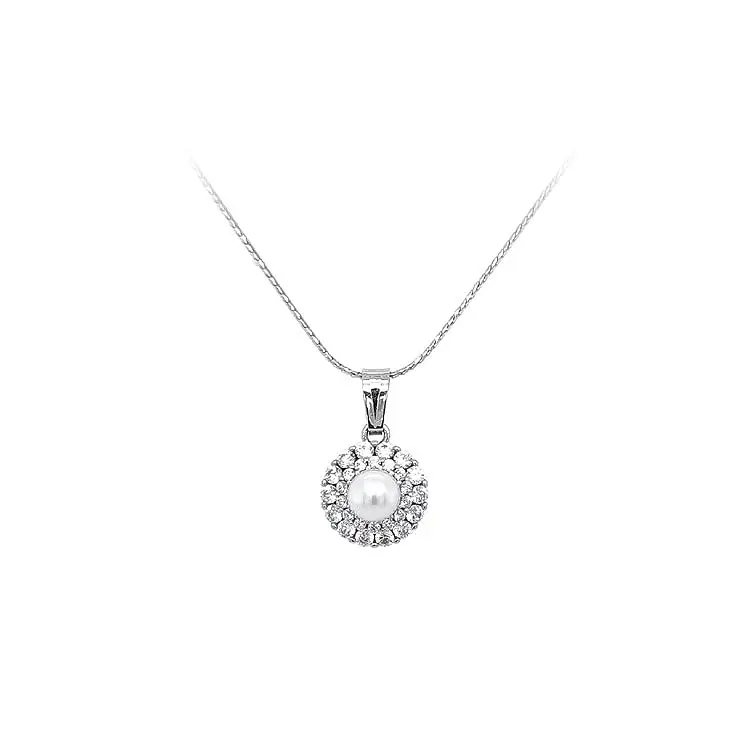 Pendant with White Gold Pearl