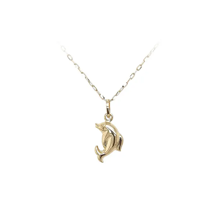 Golden Dolphin Pendant