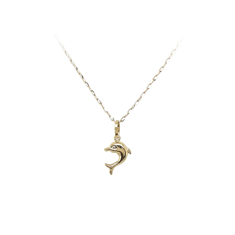 Golden Dolphin Pendant