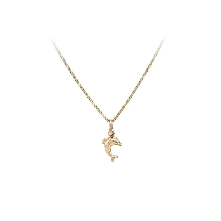 Golden Dolphin Pendant