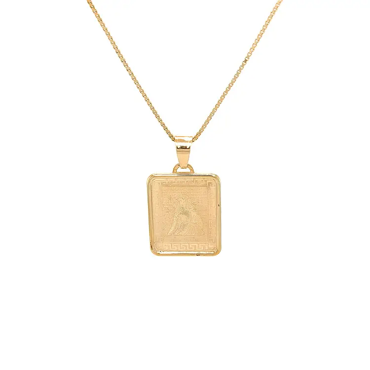 Gold Pendant Sign of the Virgin