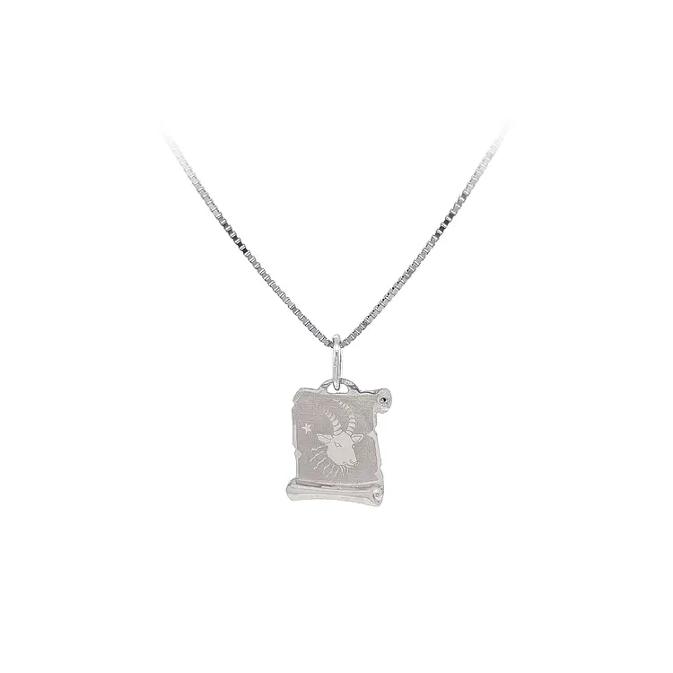 Pendant Zanamení Capricorn from White Gold
