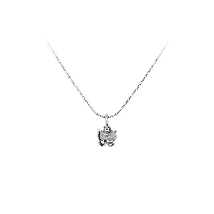 Pendant Butterfly from White Gold