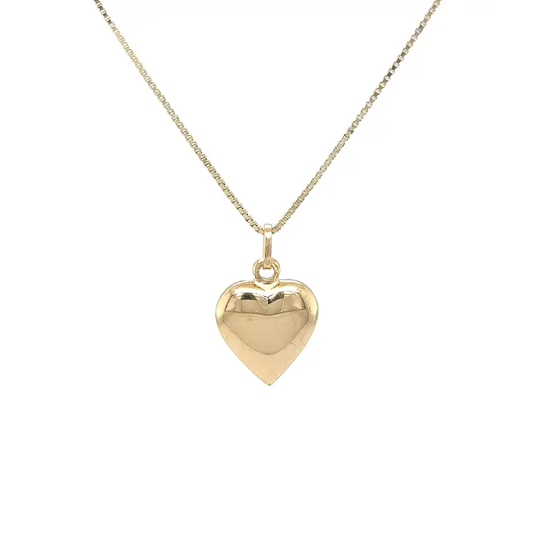 Gold Pendant Heart
