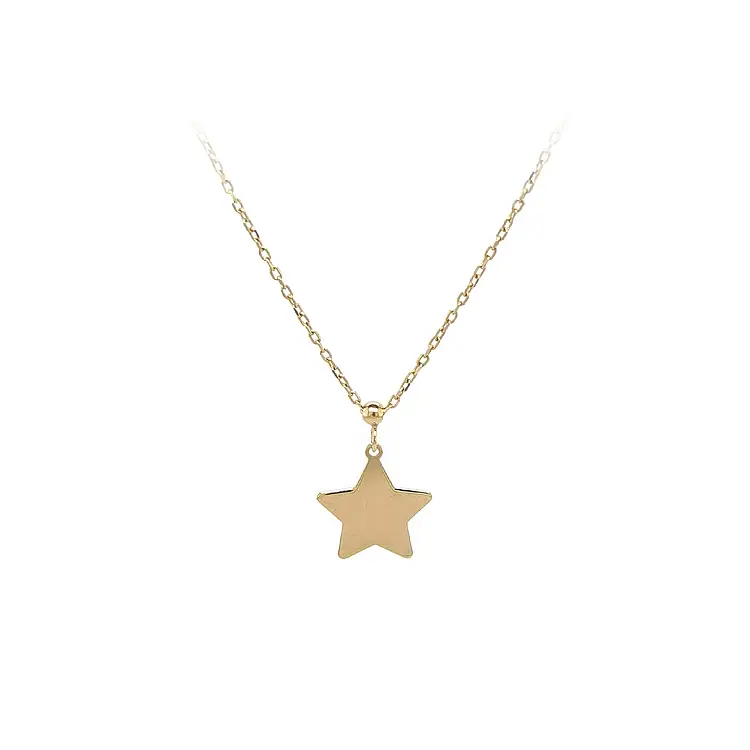 Gold Star Necklace