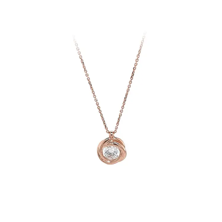 Rose Gold Zircon necklace