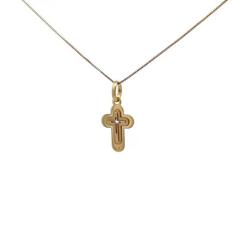 Gold Cross Pendant