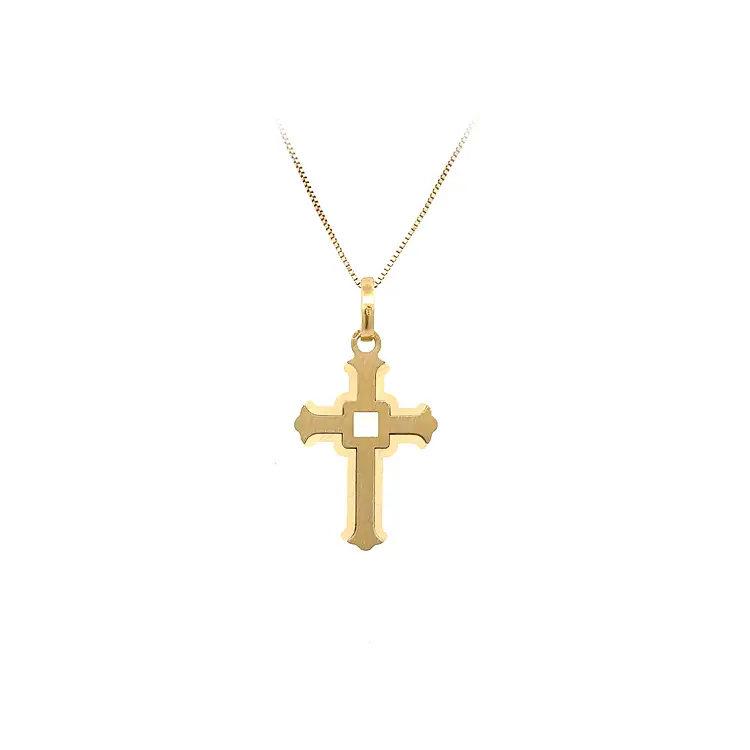Gold Cross Pendant