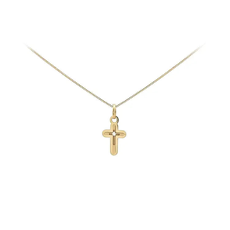 Gold Cross Pendant