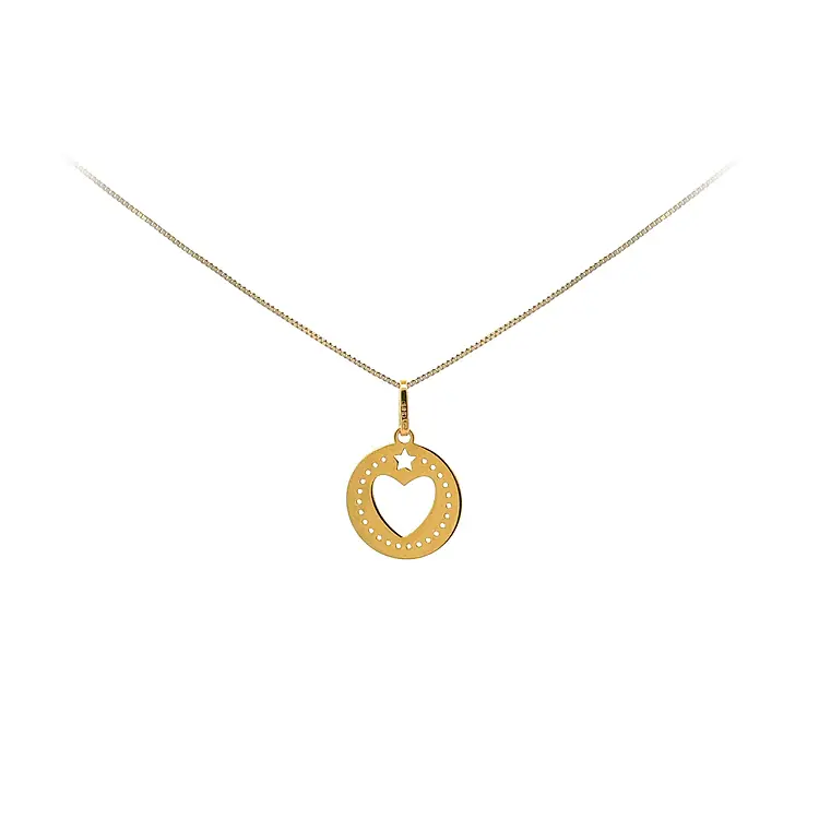 Gold Pendant Heart