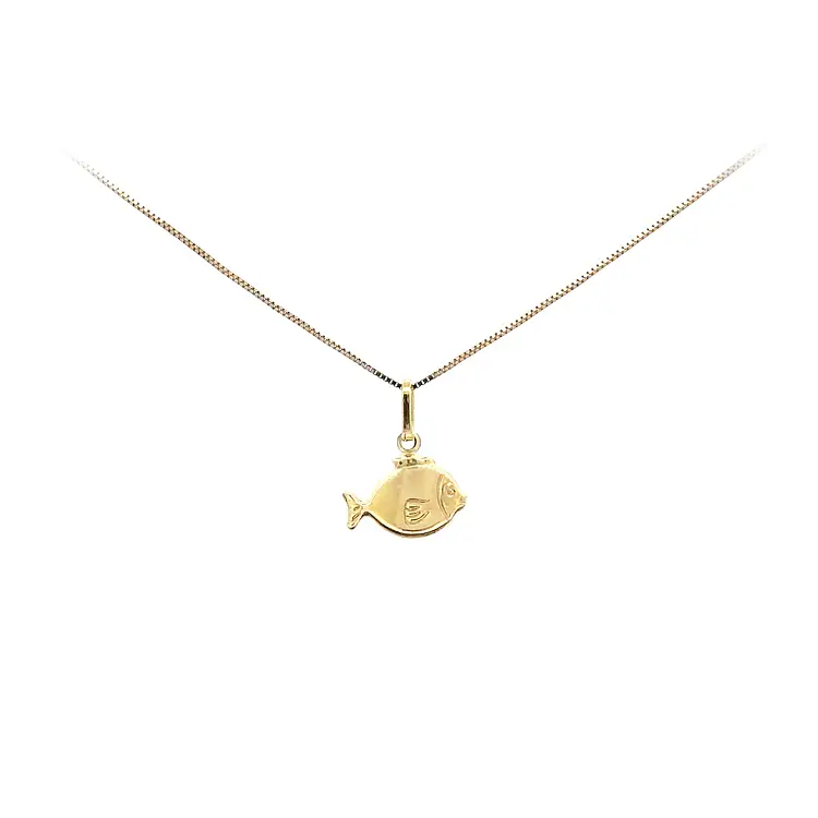 Gold Pendant Fish