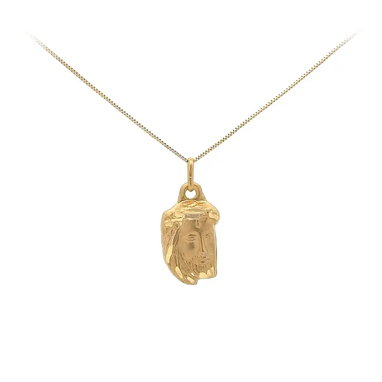 Gold Pendant Jesus Christ