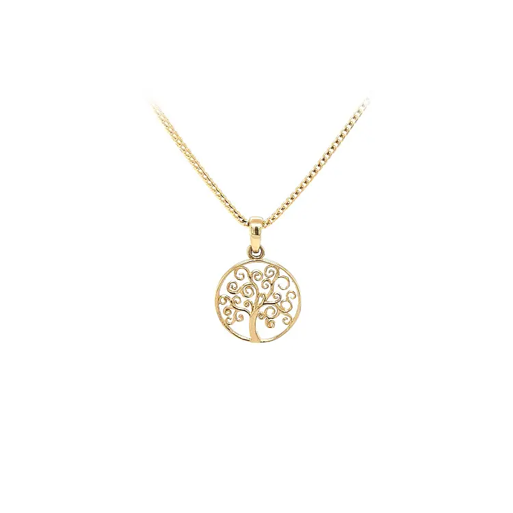 Gold Pendant Tree of Life