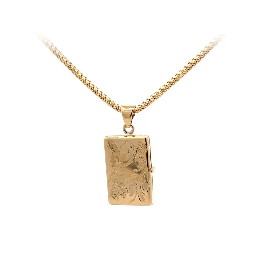 Golden Locket for Photo