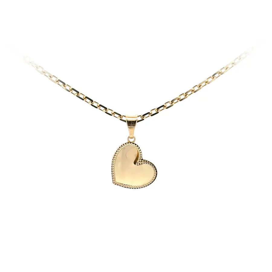 Gold Pendant Heart