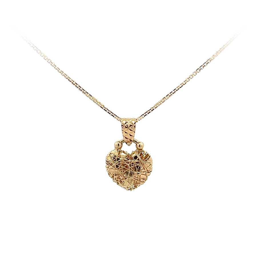Gold Pendant Heart