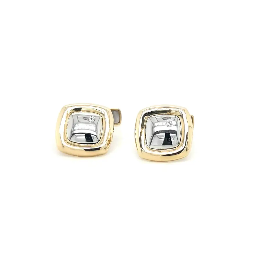 Gold Combination Cufflinks