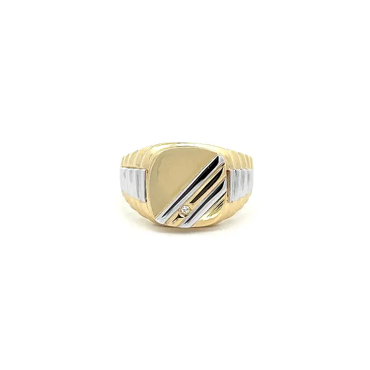 Gold Men's Sealing Ring