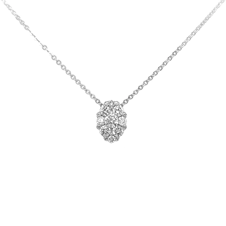 Gold Pendant with Diamonds