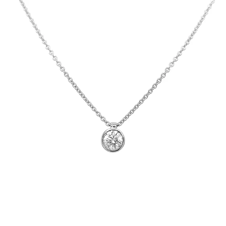 Gold Pendant with Diamond