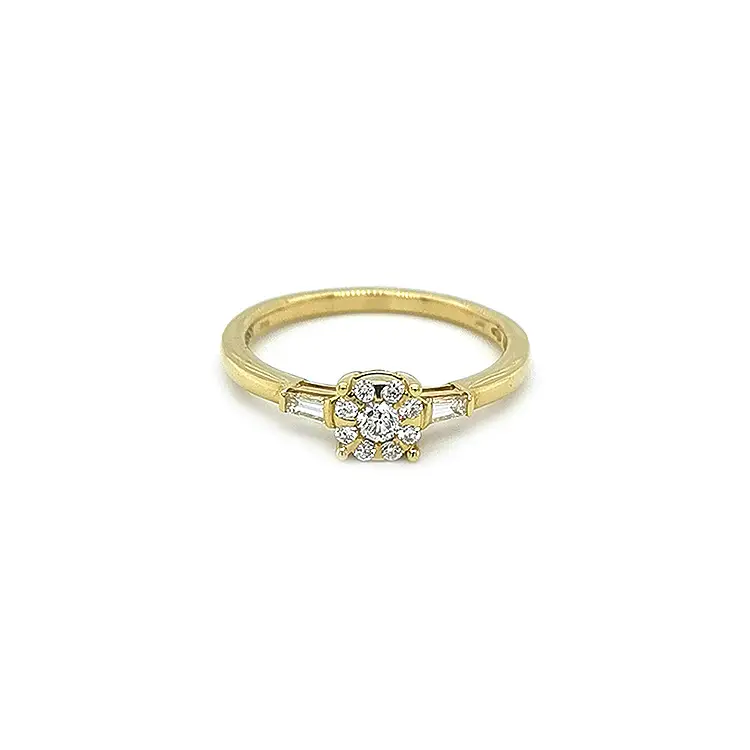 Gold Ring with Diamonds