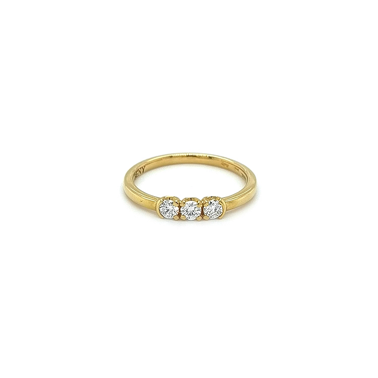 Gold Ring with Diamonds