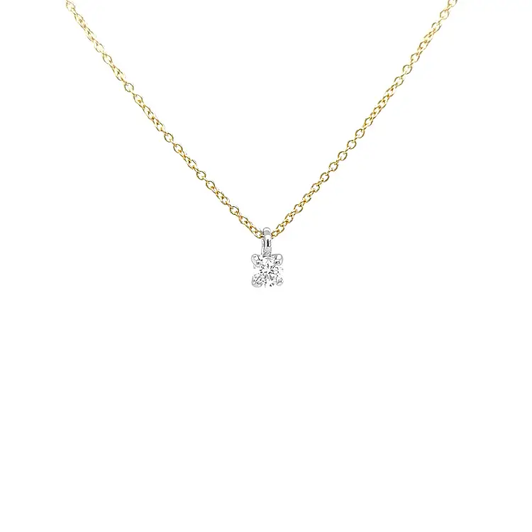 Gold Pendant with Diamond