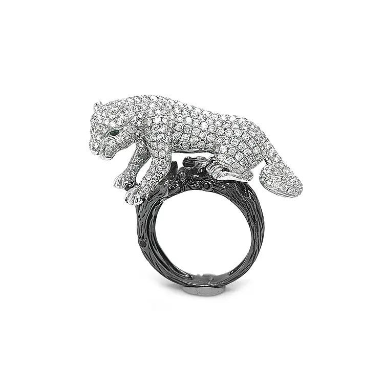 Gold Ring with Diamonds