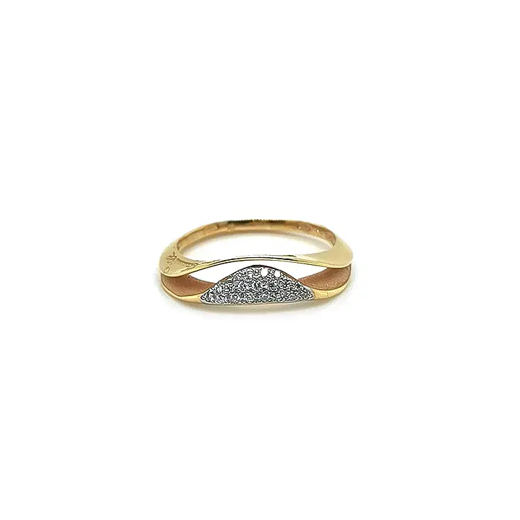 Gold Ring with Diamonds