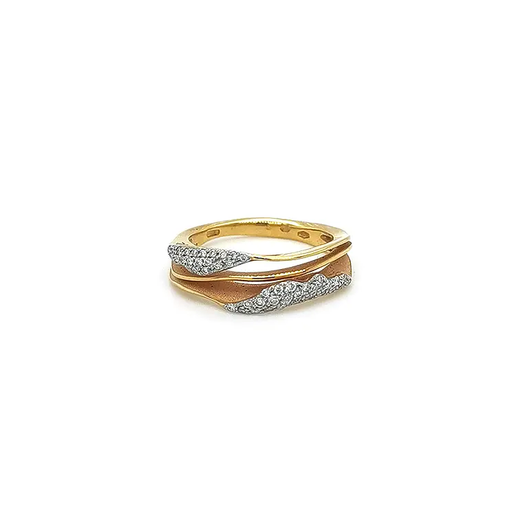 Gold Ring with Diamonds