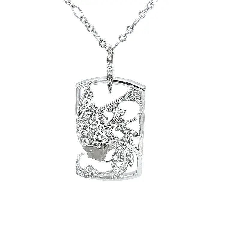 Gold Pendant Carrera y Carrera Atlantis Sirena Aire