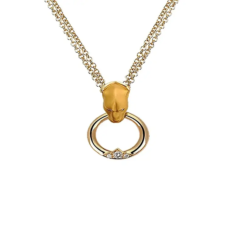 Gold Necklace Carrera y Carrera Vitral Aldaba