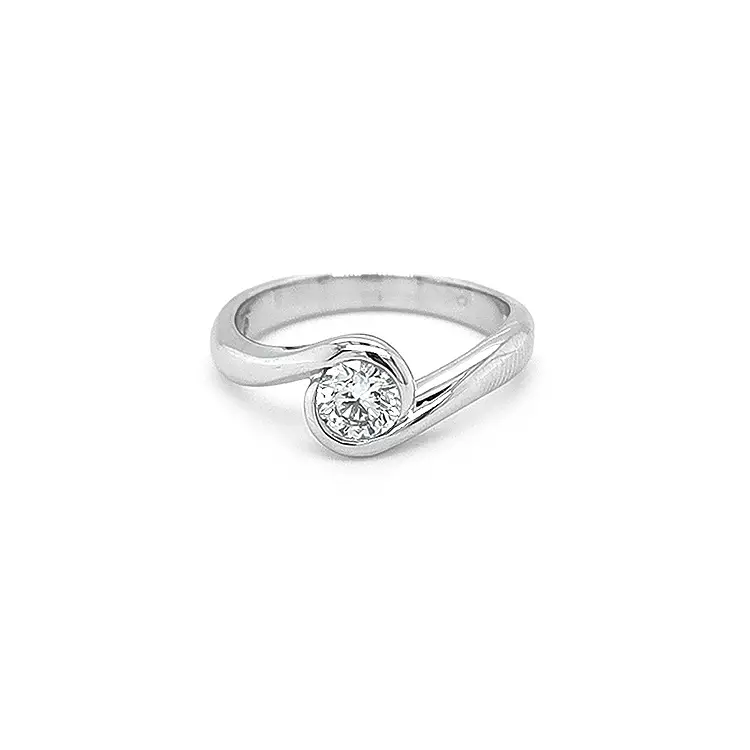 Gold Ring with Diamond