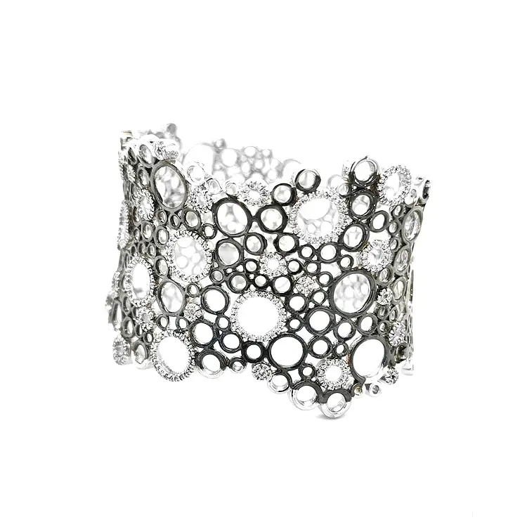 Gold Bracelet with Diamonds