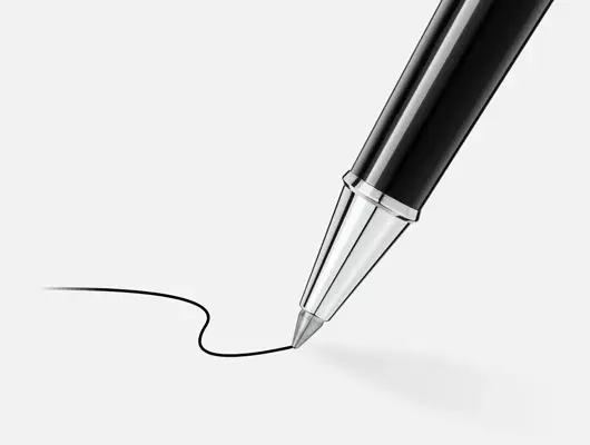 The difference between a ballpoint pen and a rollerball pen