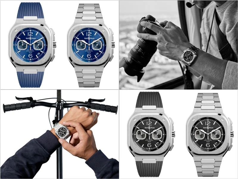 Bell & Ross presents the BR 05 Chronograph luxury men's watch