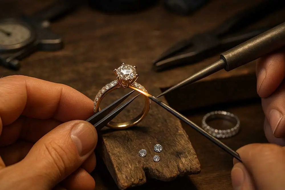 Jewellery adjustments and repairs: