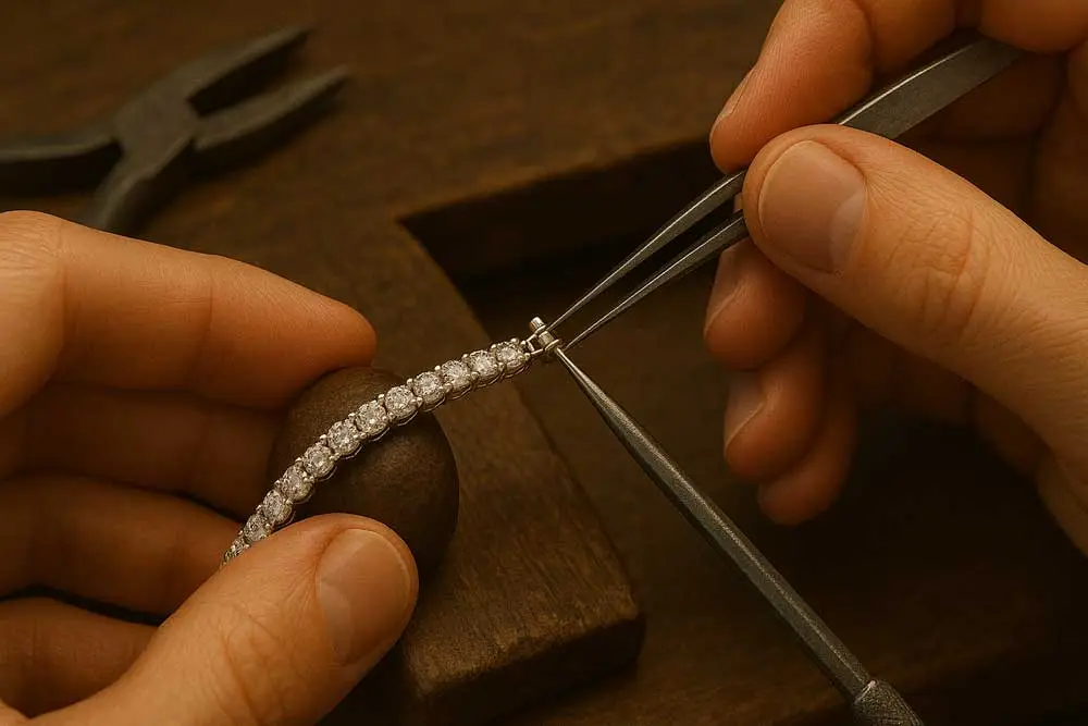 Settling and replacement of stones: